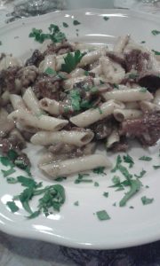 Penne ai fughi porcini senza glutine servite dall'Antica Locanda La Canonica a Zocca(MO) 