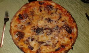 Pizza Radicchio e Funghi senza glutine