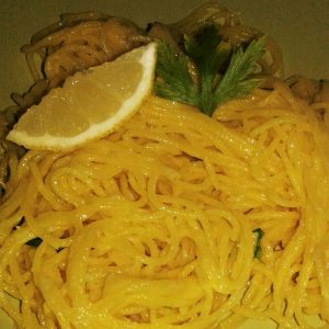 Spaghetti al limone senza glutine