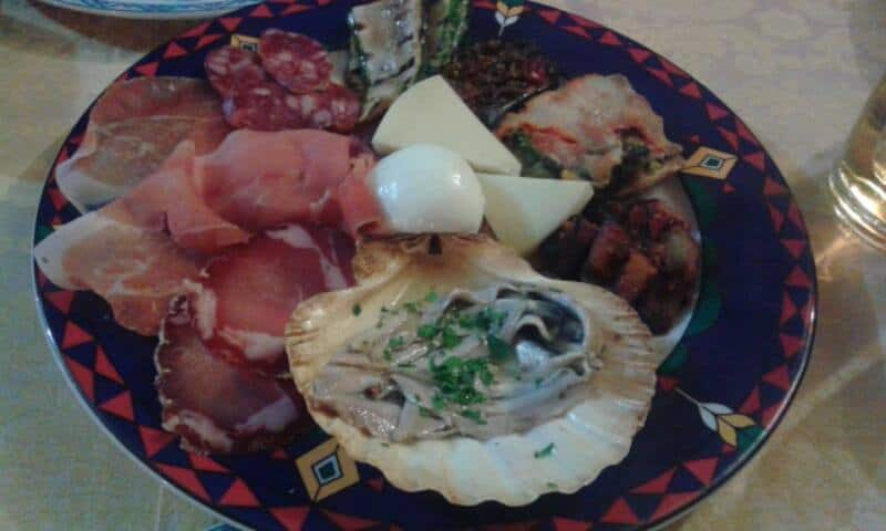 Osteria del Notaro a Ceraso Antipasto