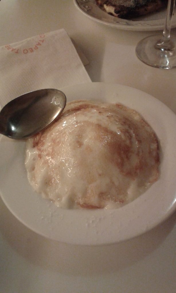 Tapeo.Spuma di Crema Catalana