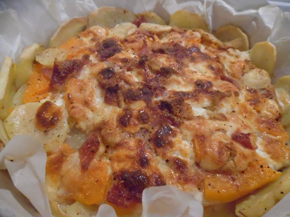 Quiche di patate e zucca senza glutine