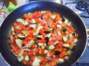 Rigatoni di teff all'ortolana 4 Rigatoni di teff all'ortolana