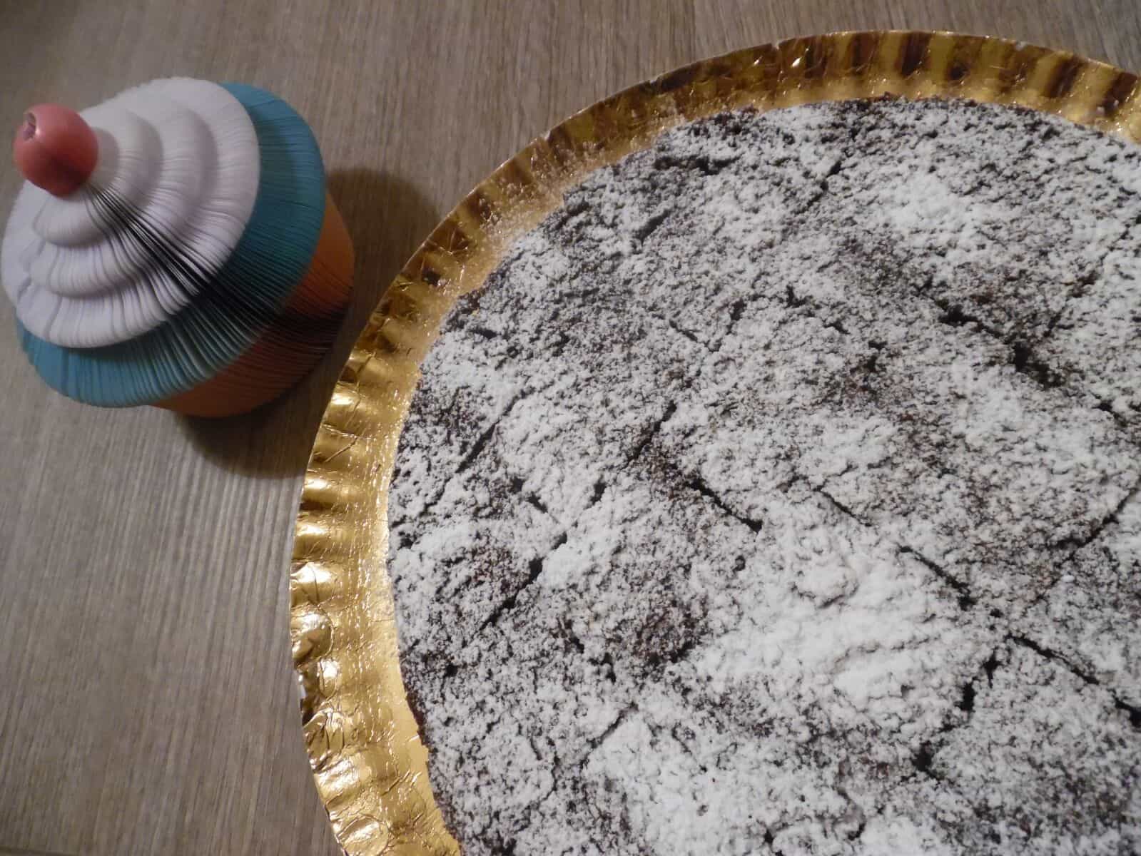 Torta al cioccolato senza glutine Bimby (senza uova)