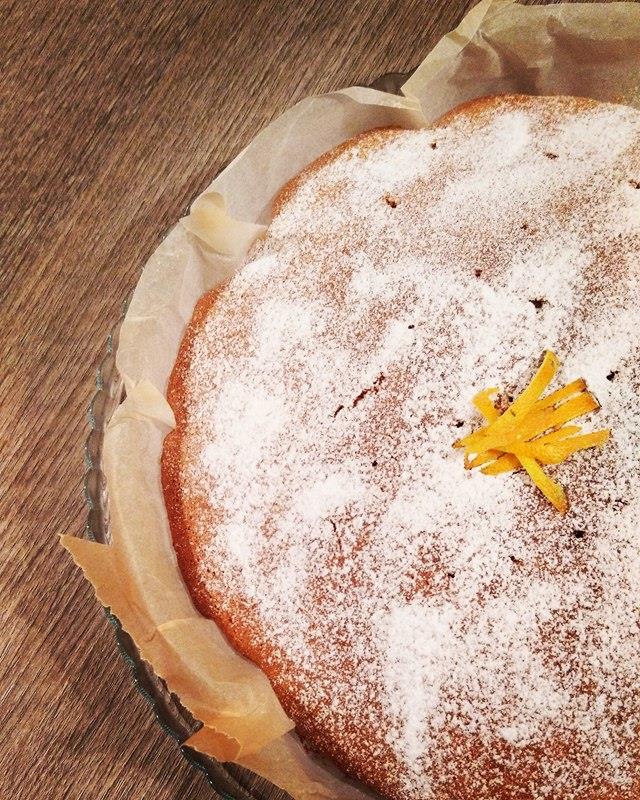 Ciambella all'arancia Bimby senza glutine