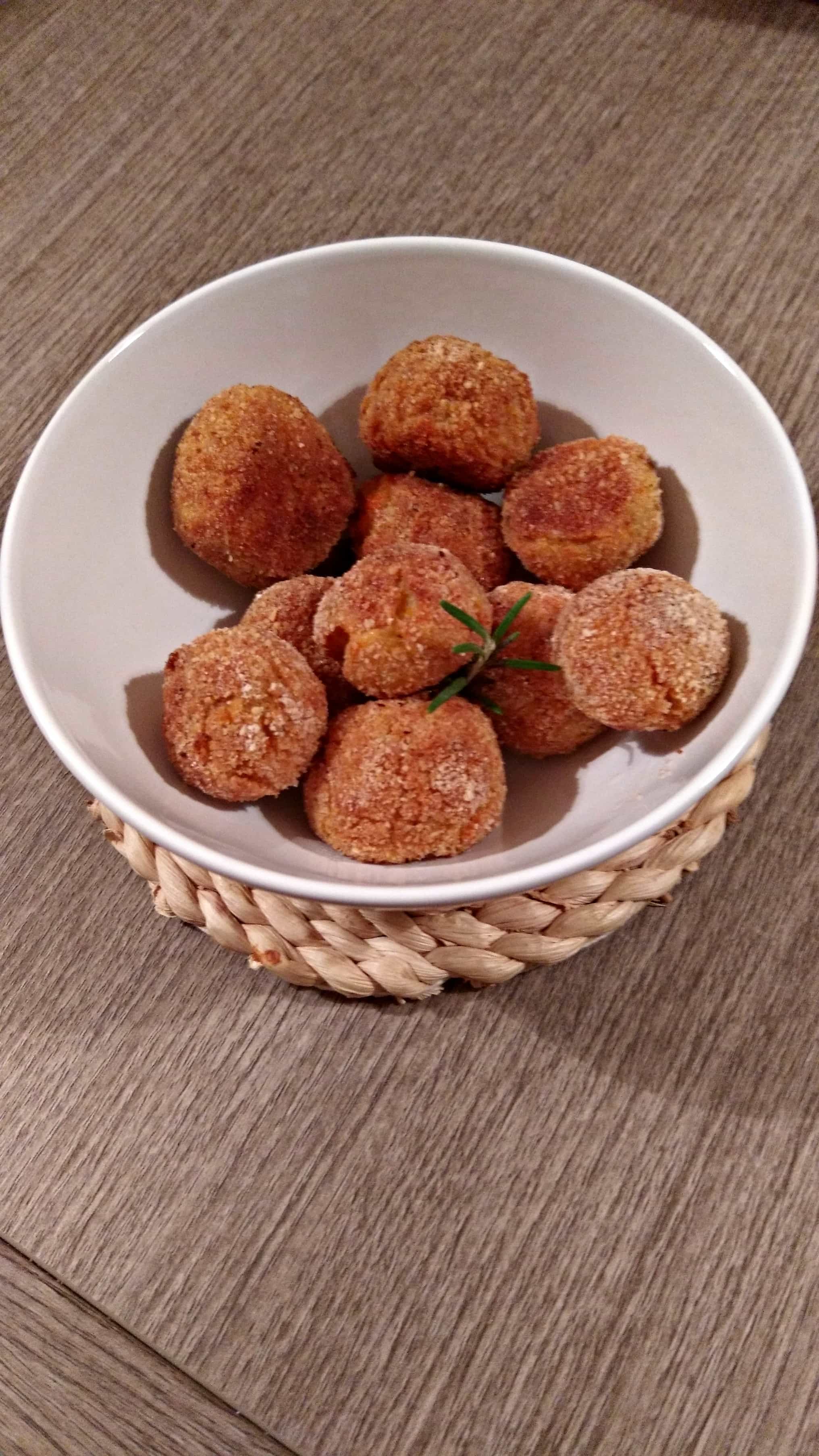 Polpette di zucca e patate senza glutine