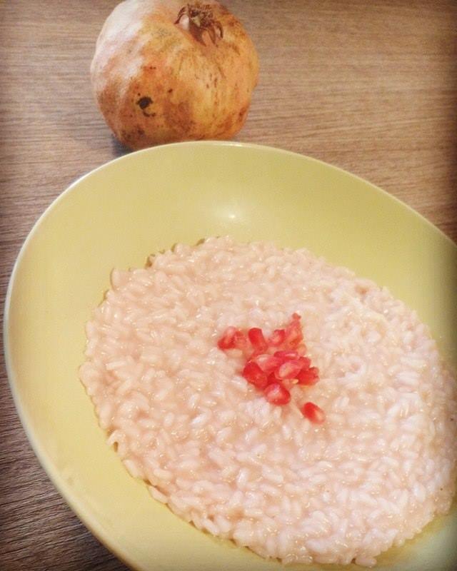 Risotto al melograno