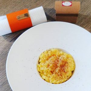 Risotto allo zafferano e cioccolato - Free From