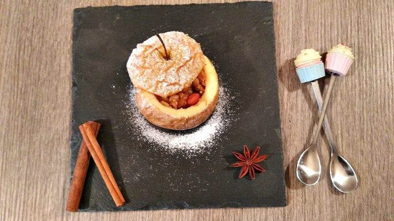 Mela al forno ripiena