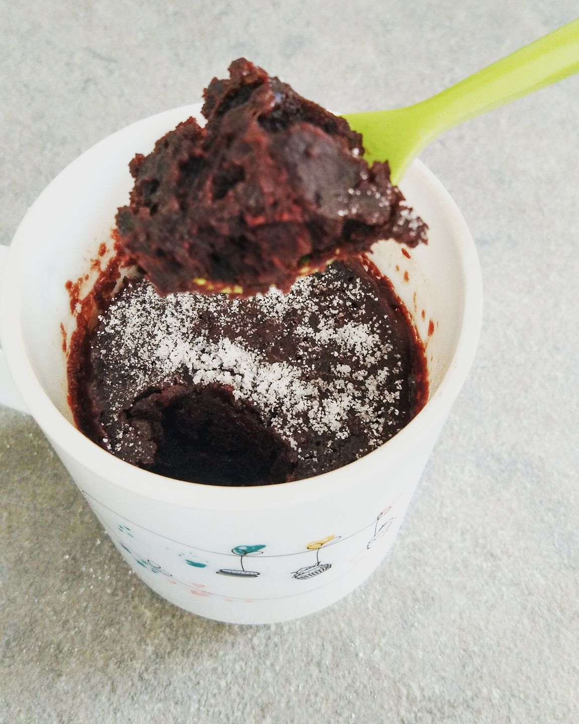 Mug Cake al cioccolato senza glutine