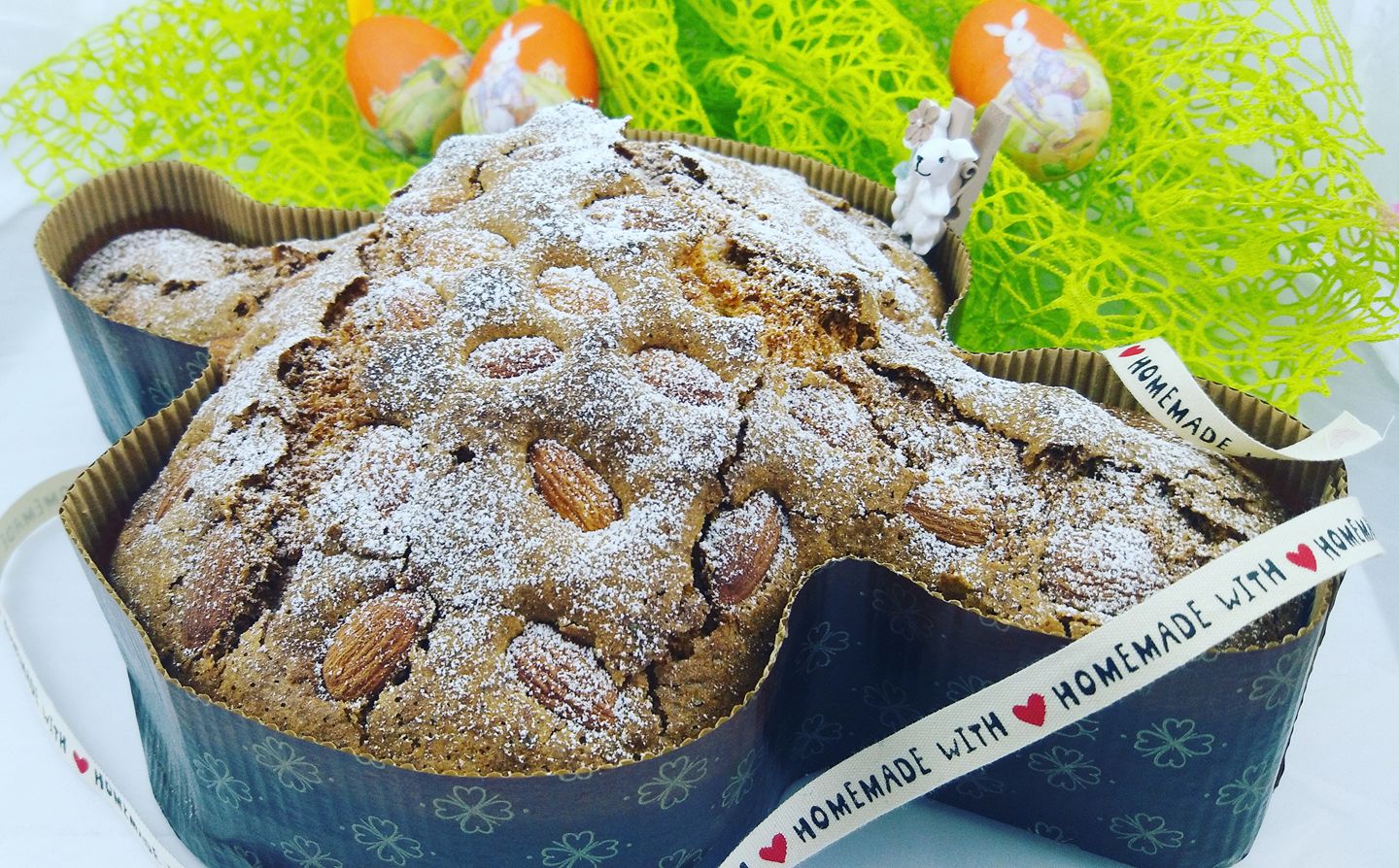 Colomba pasquale senza glutine e senza lattosio