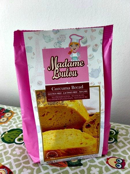 Preparato per pane alla curcuma senza glutine Madame Loulou