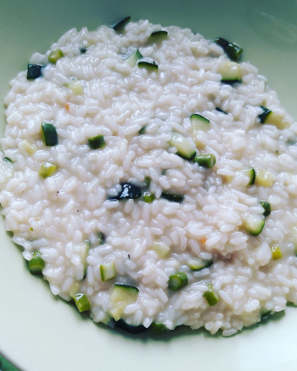 Risotto zucchine e asparagi