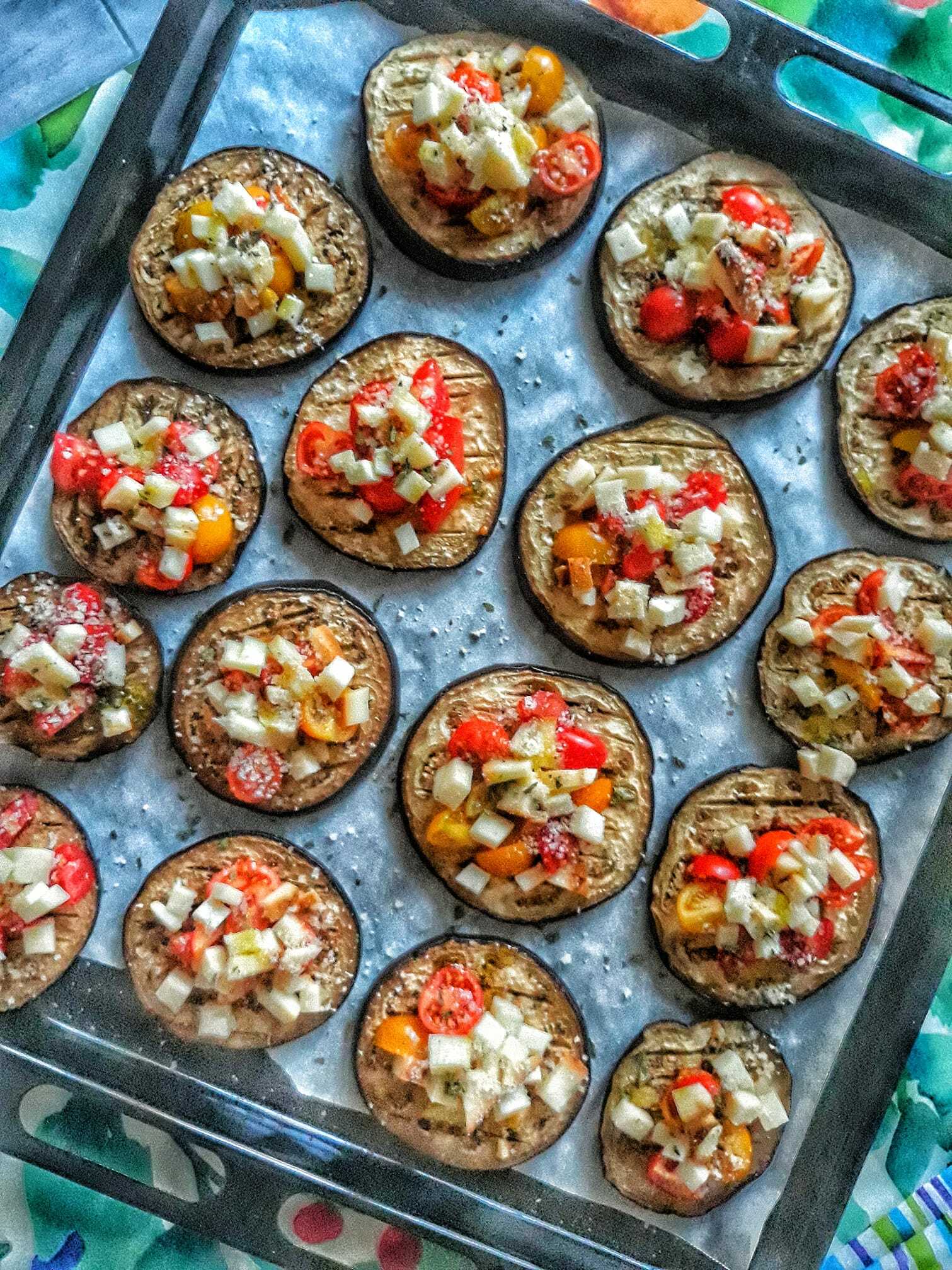 Pizzette di melanzane