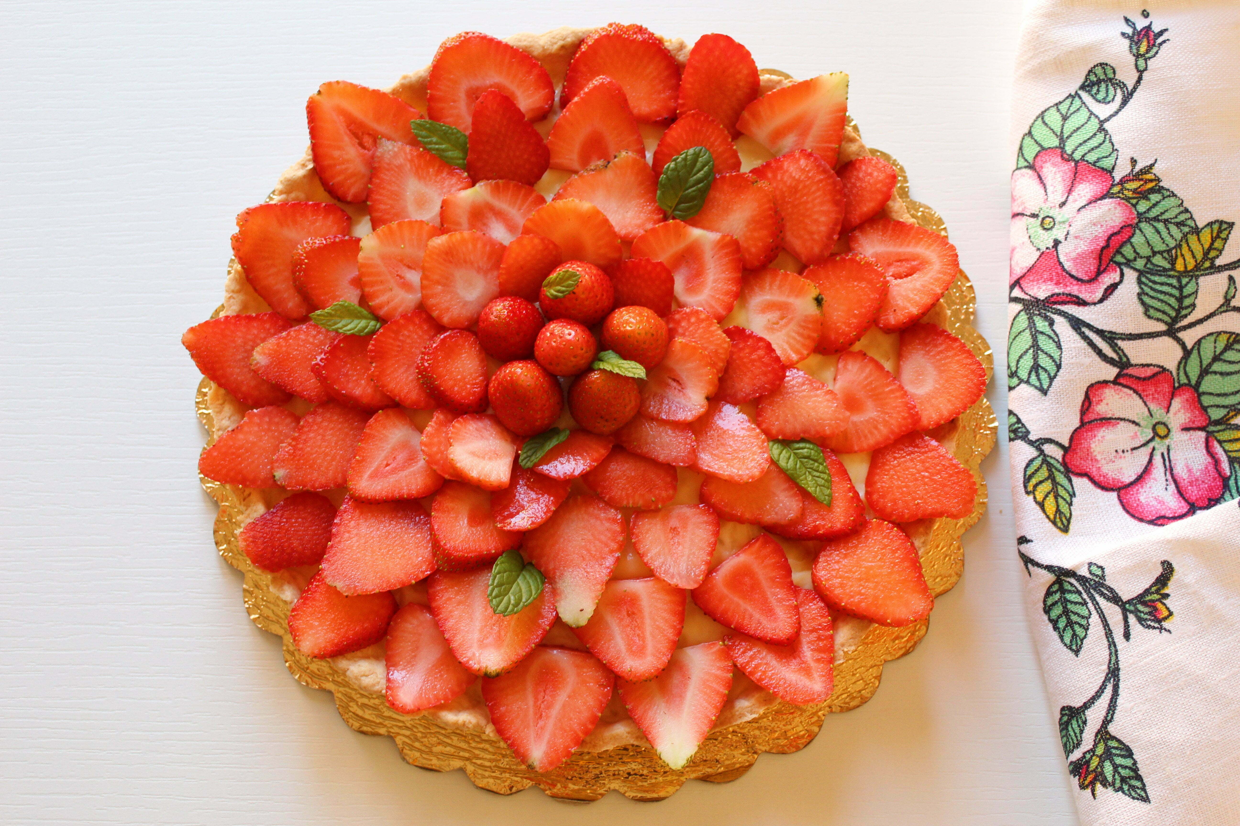 Crostata crema e fragole senza glutine ricetta