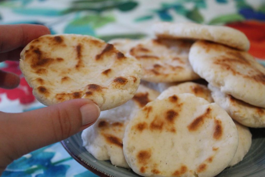 Flatbread al latte senza glutine.