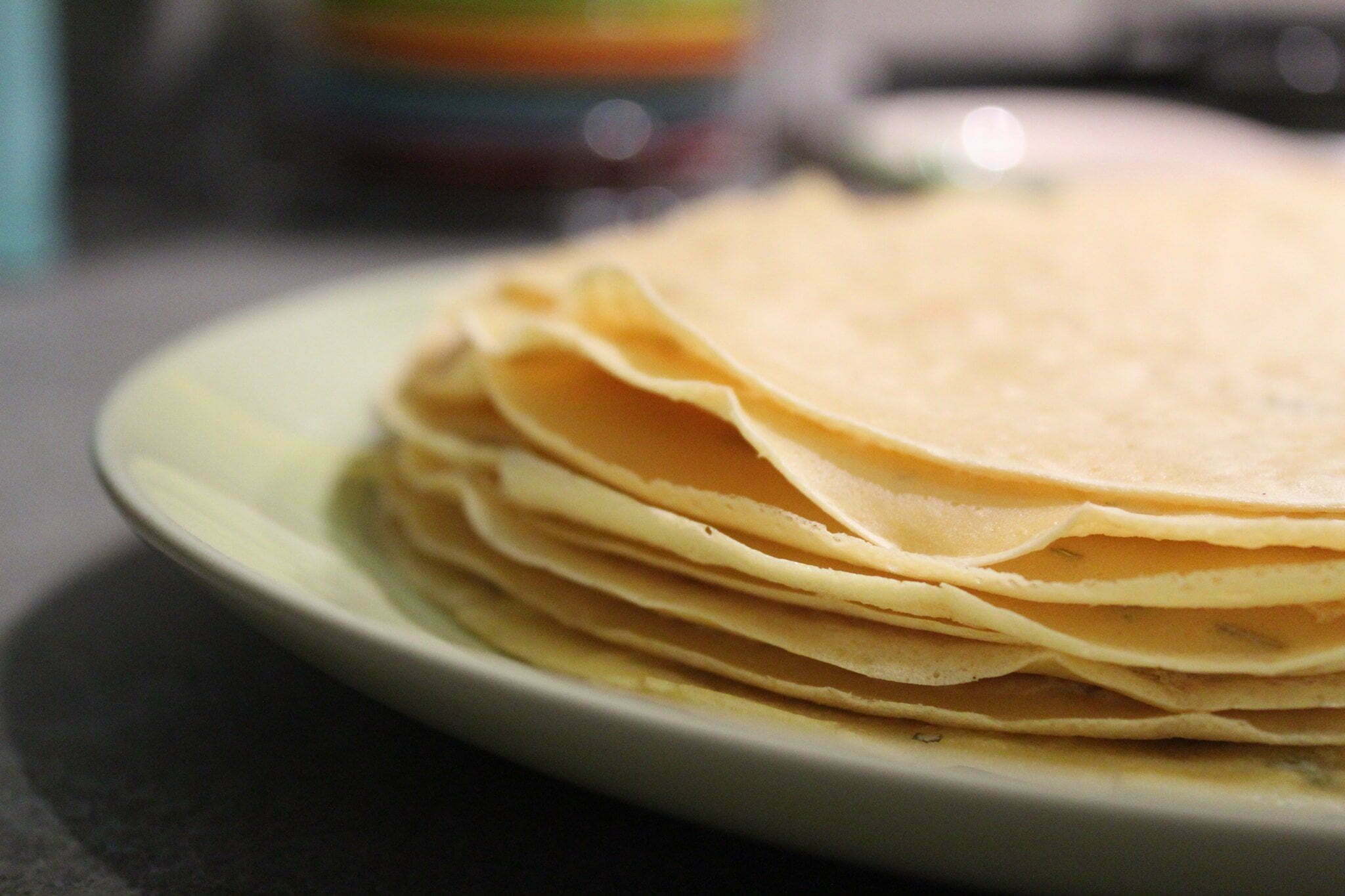 Crepes con farina di ceci