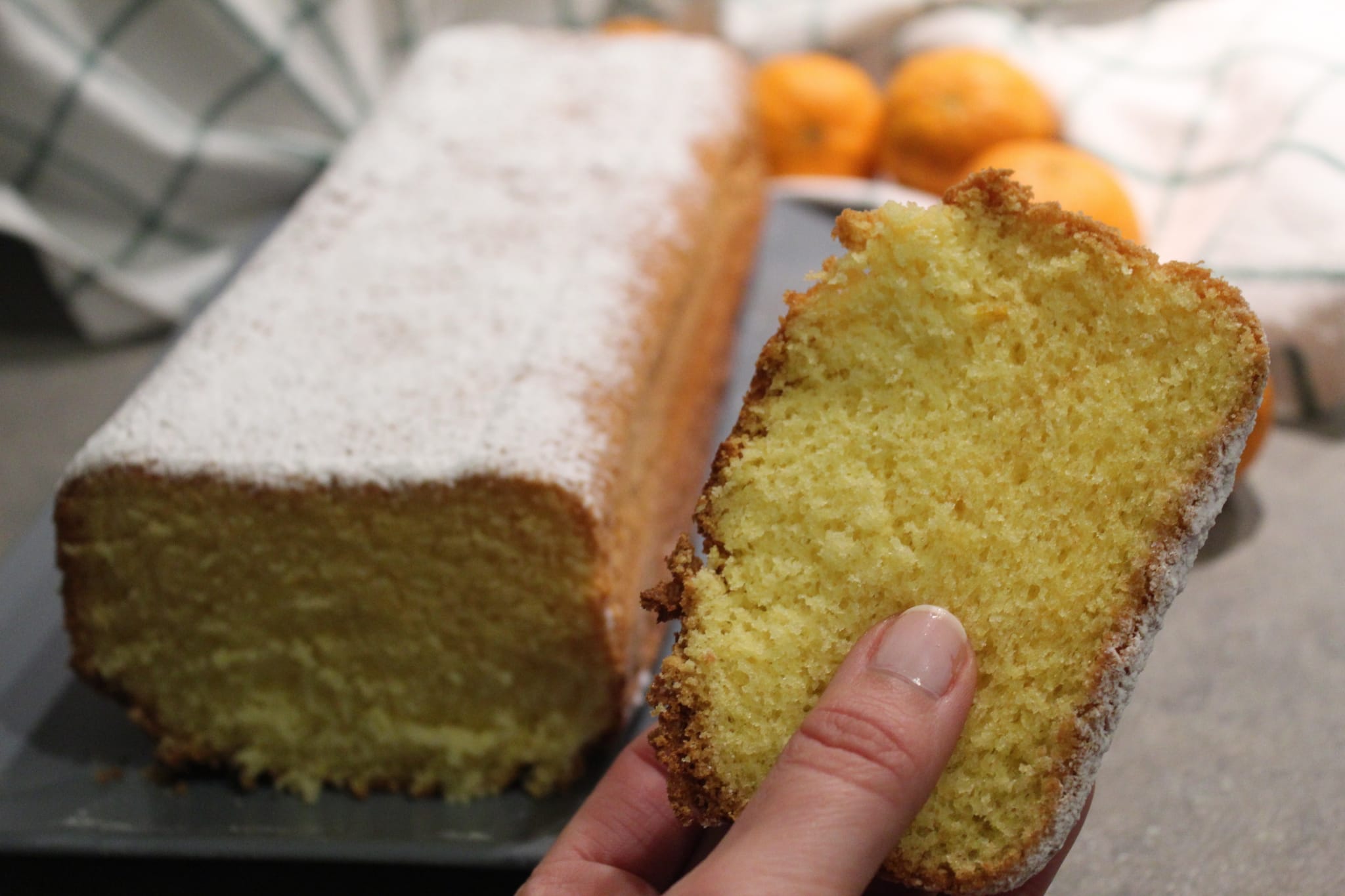 Plumcake ai mandarini senza glutine