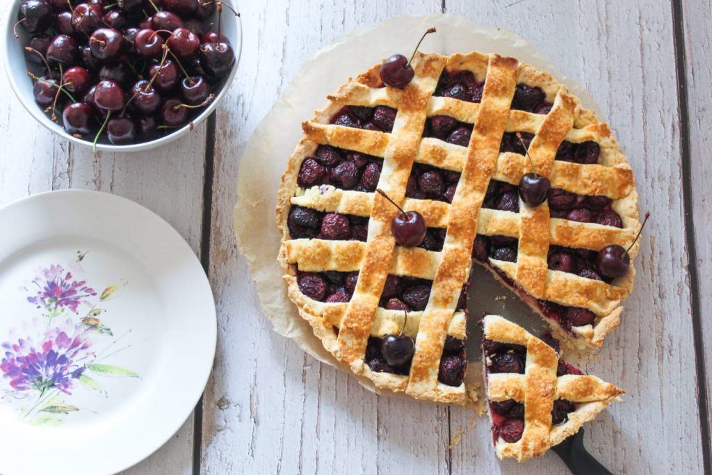 Crostata di ciliegie senza glutine 2 Crostata di ciliegie senza glutine