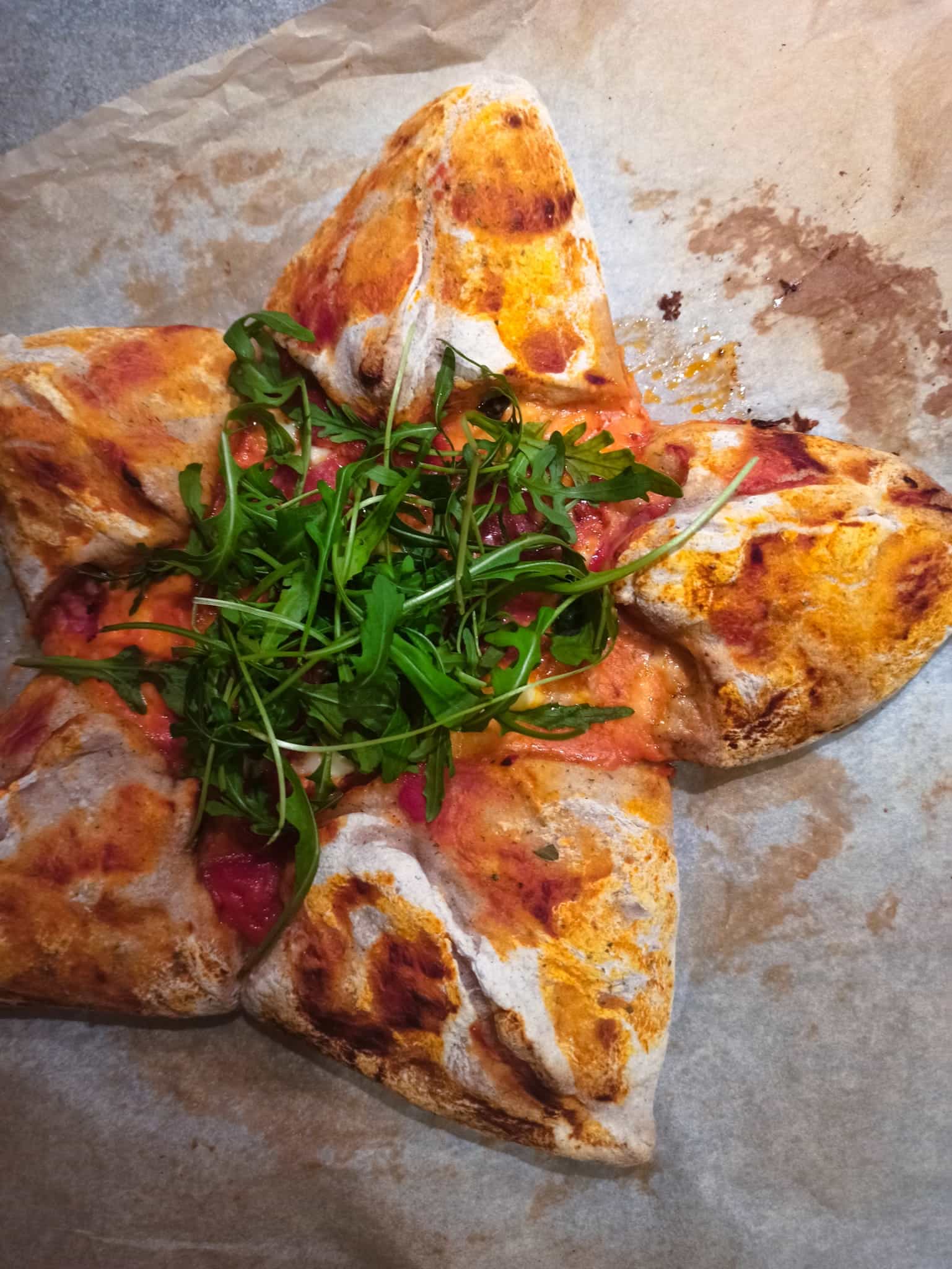 Pizza a stella senza glutine