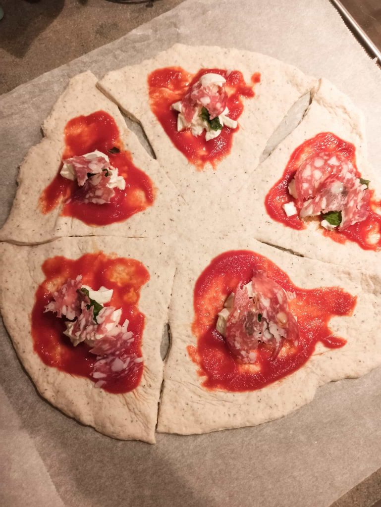 Pizza a stella senza glutine