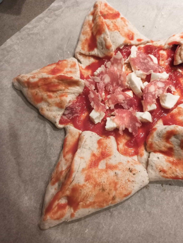 Pizza a stella senza glutine
