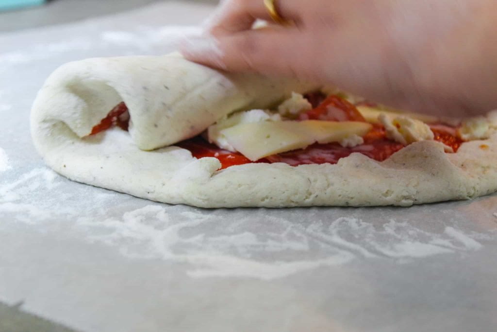 Rotolo di pizza senza glutine