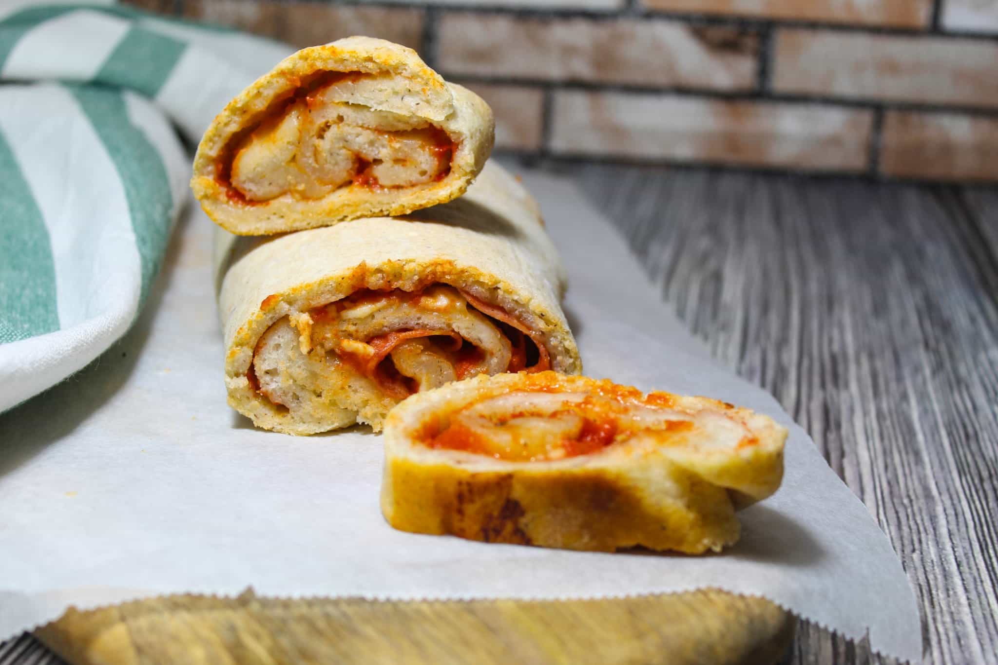 Rotolo di pizza senza glutine