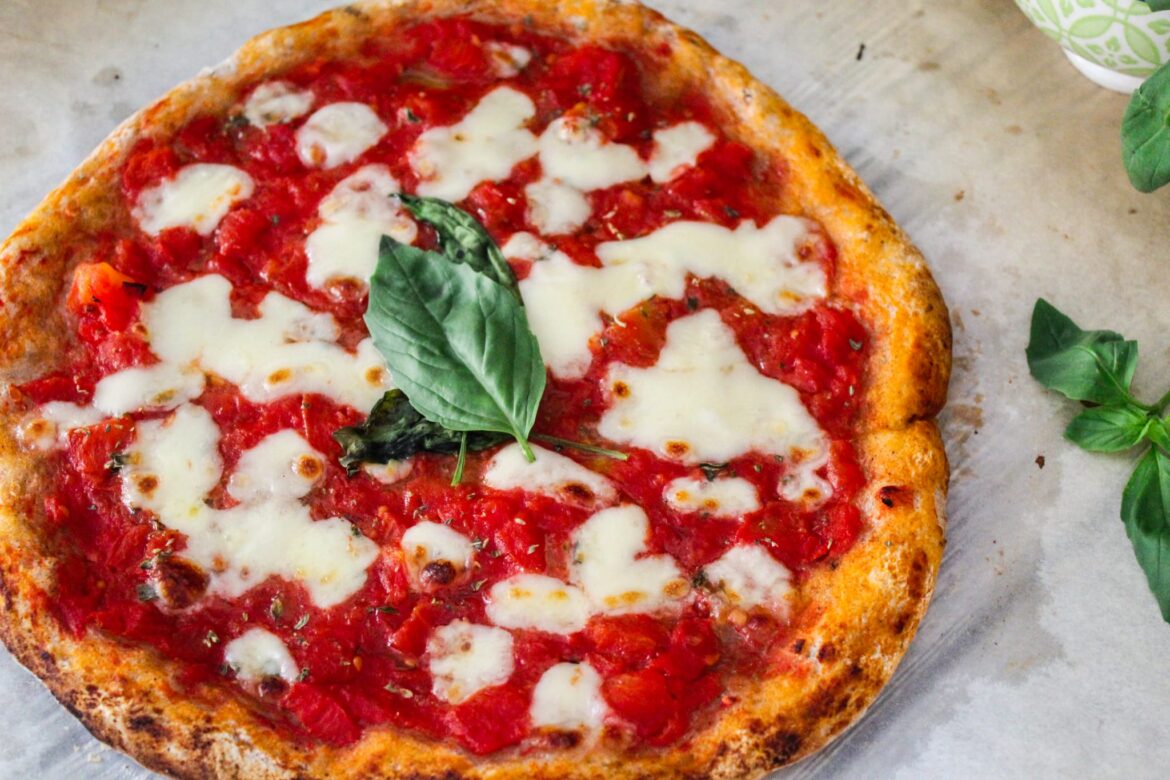 pizza con farina semi d'uva