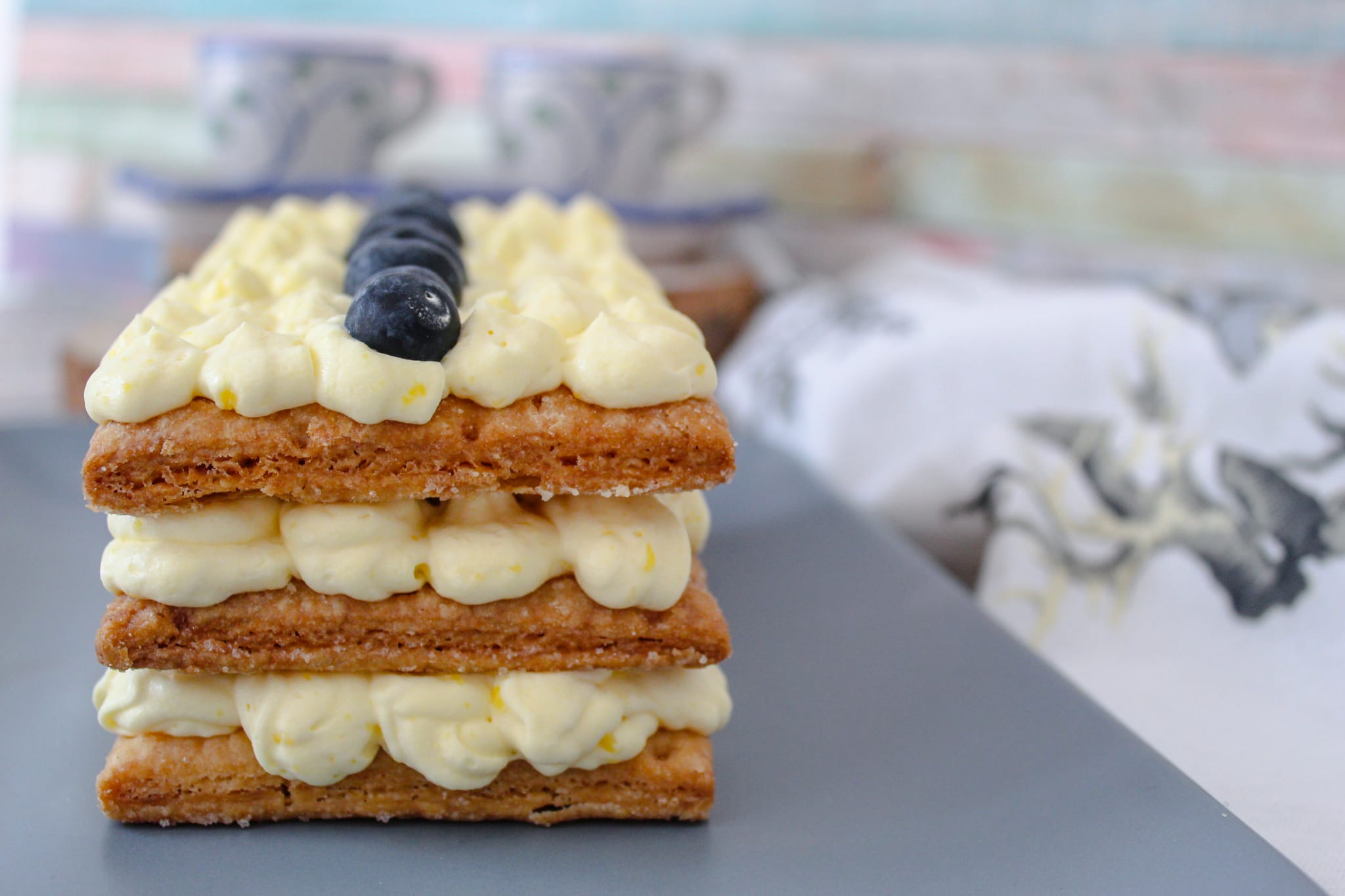 Millefoglie alla crema Chantilly senza glutine 3 Millefoglie crema chantilly sg 1