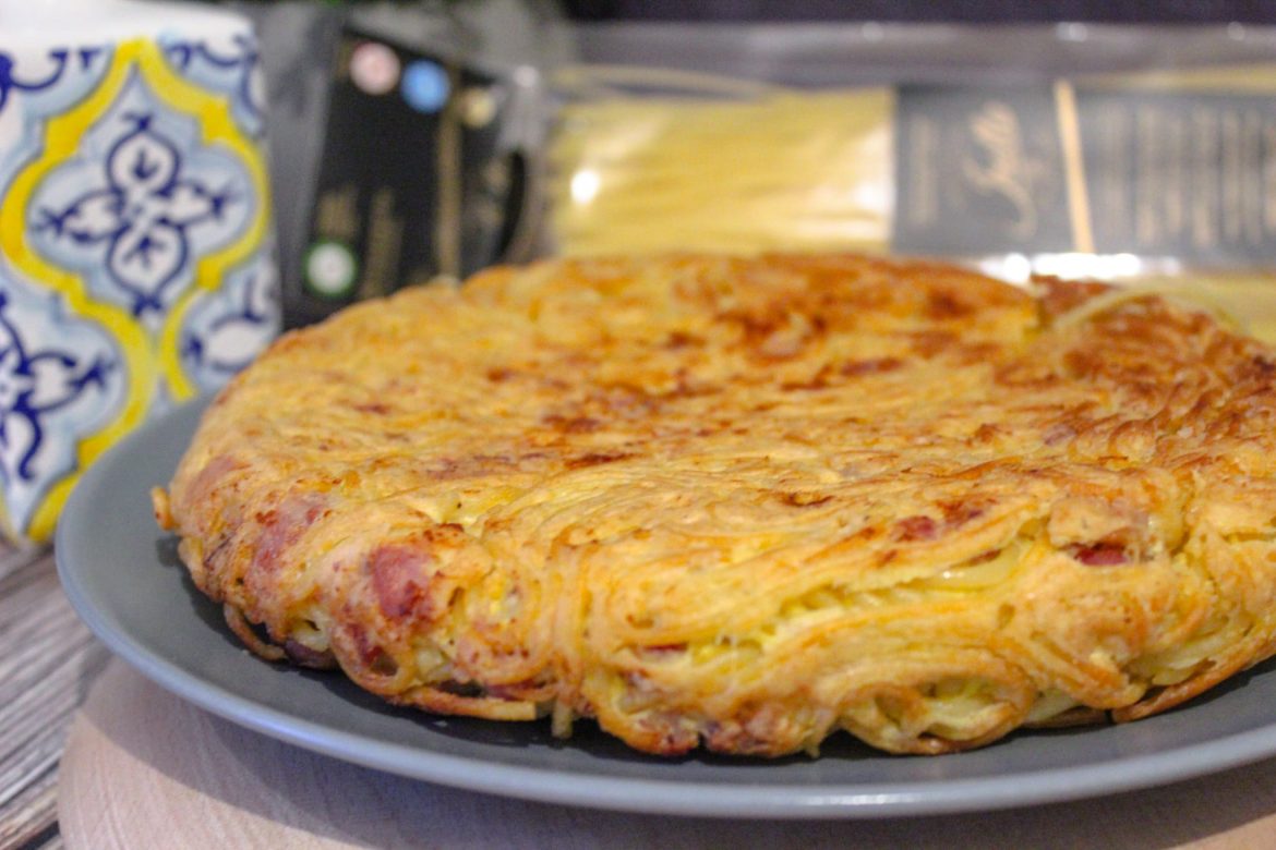 Frittata di spaghetti senza glutine