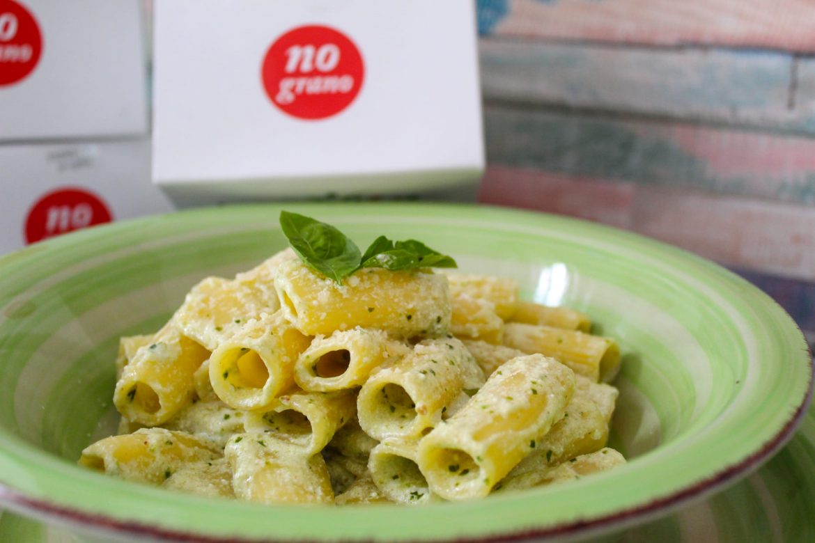 Pasta ricotta e pesto senza glutine