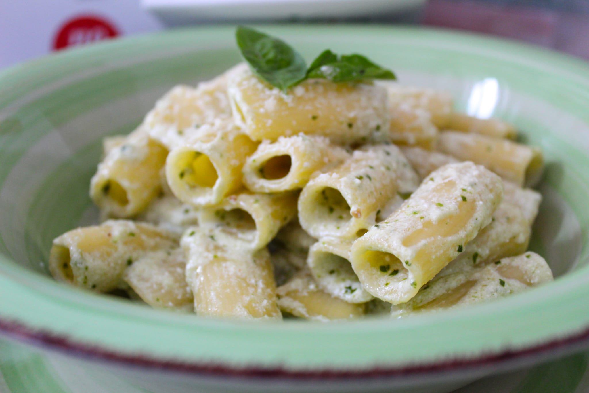Pasta ricotta e pesto senza glutine 2