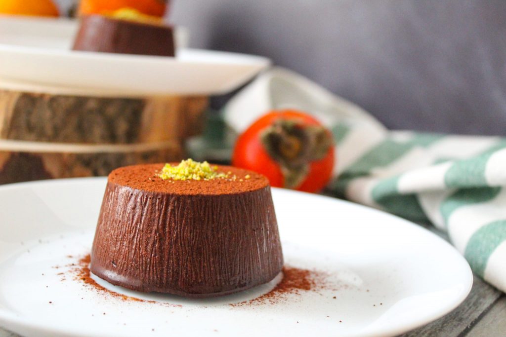 Budino cachi e cacao