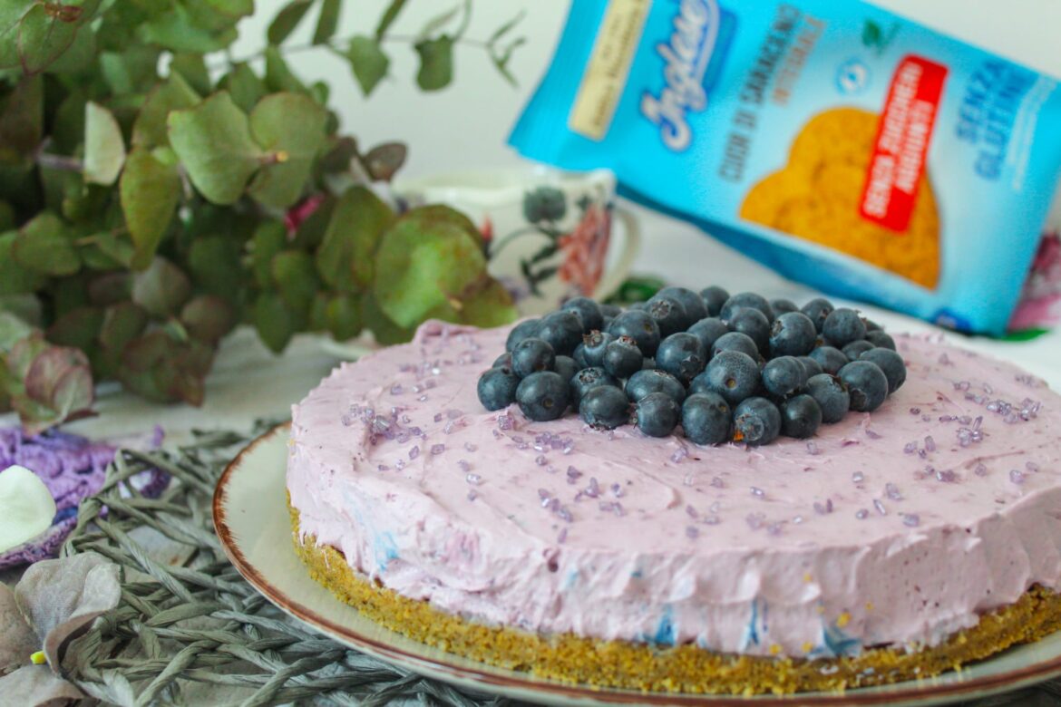Cheesecake ai mirtilli senza glutine