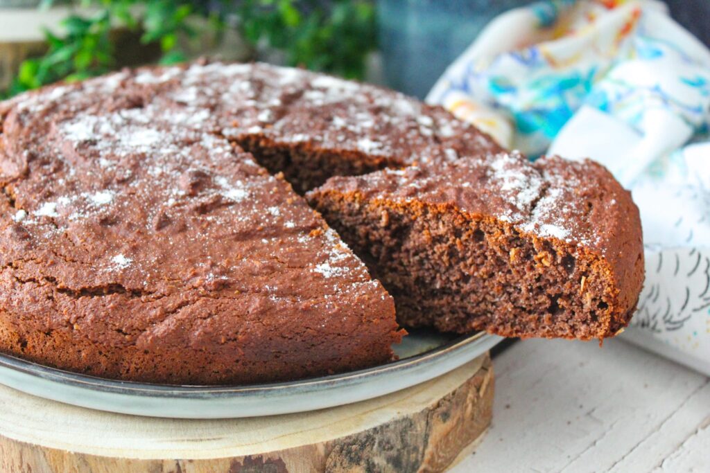Ciambella cocco e cioccolato senza glutine