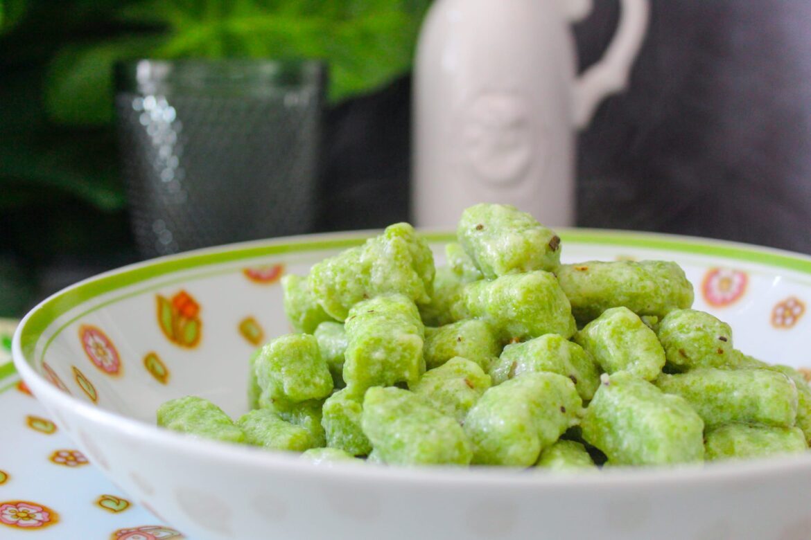 Gnocchi con farina di piselli