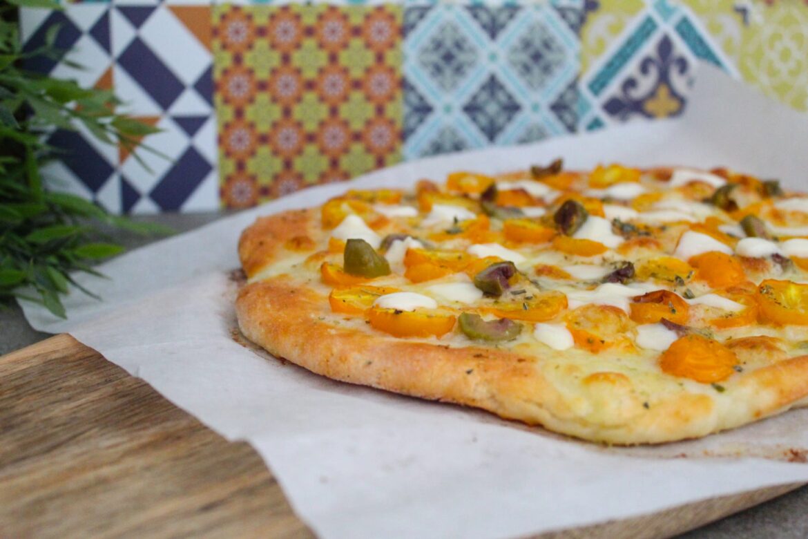 Pizza allo yogurt senza glutine