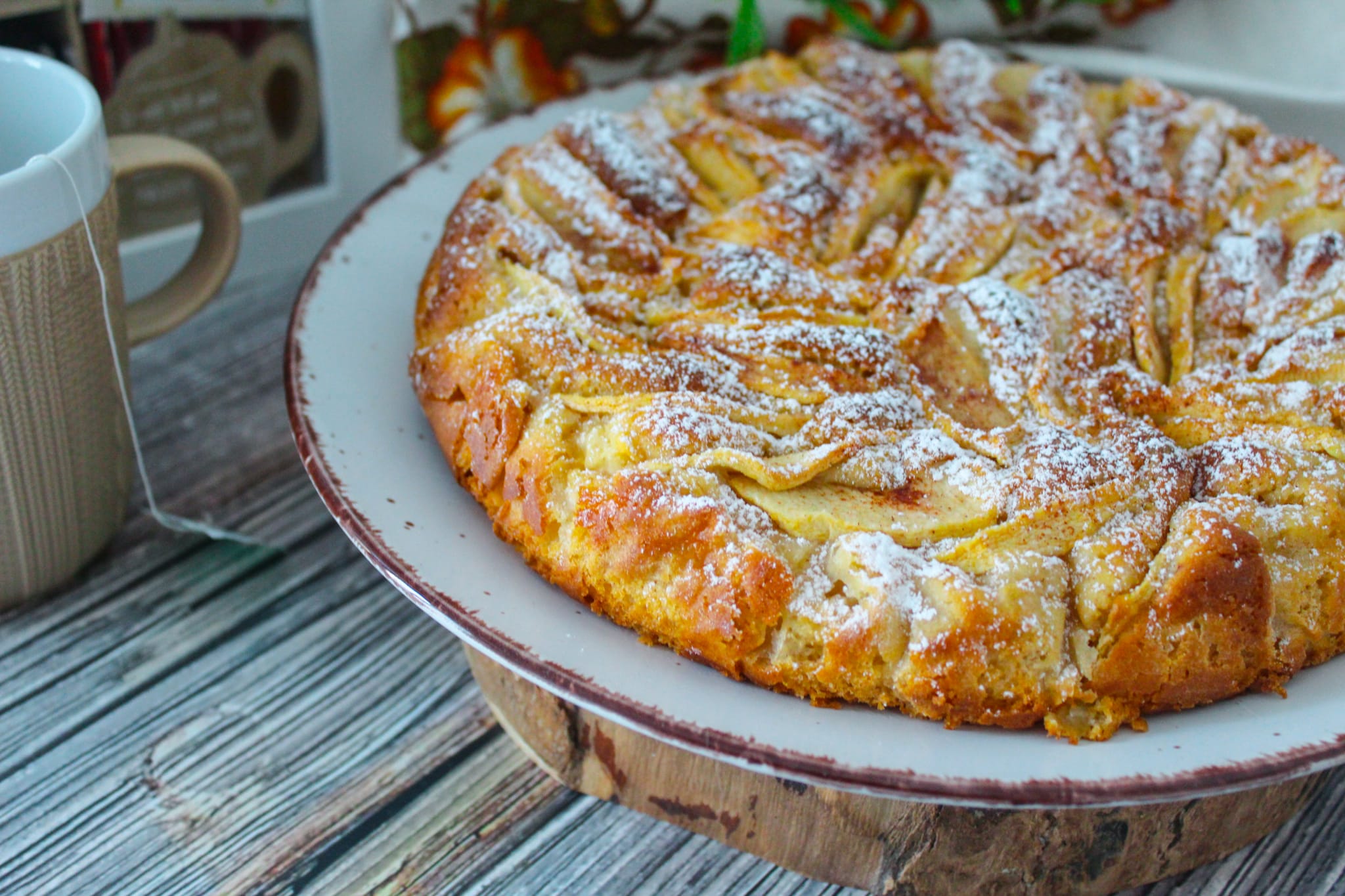 Torta di mele senza burro e senza glutine