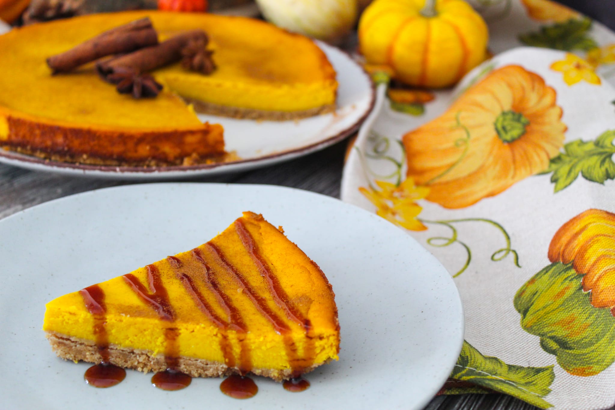 Cheesecake alla zucca senza glutine 3