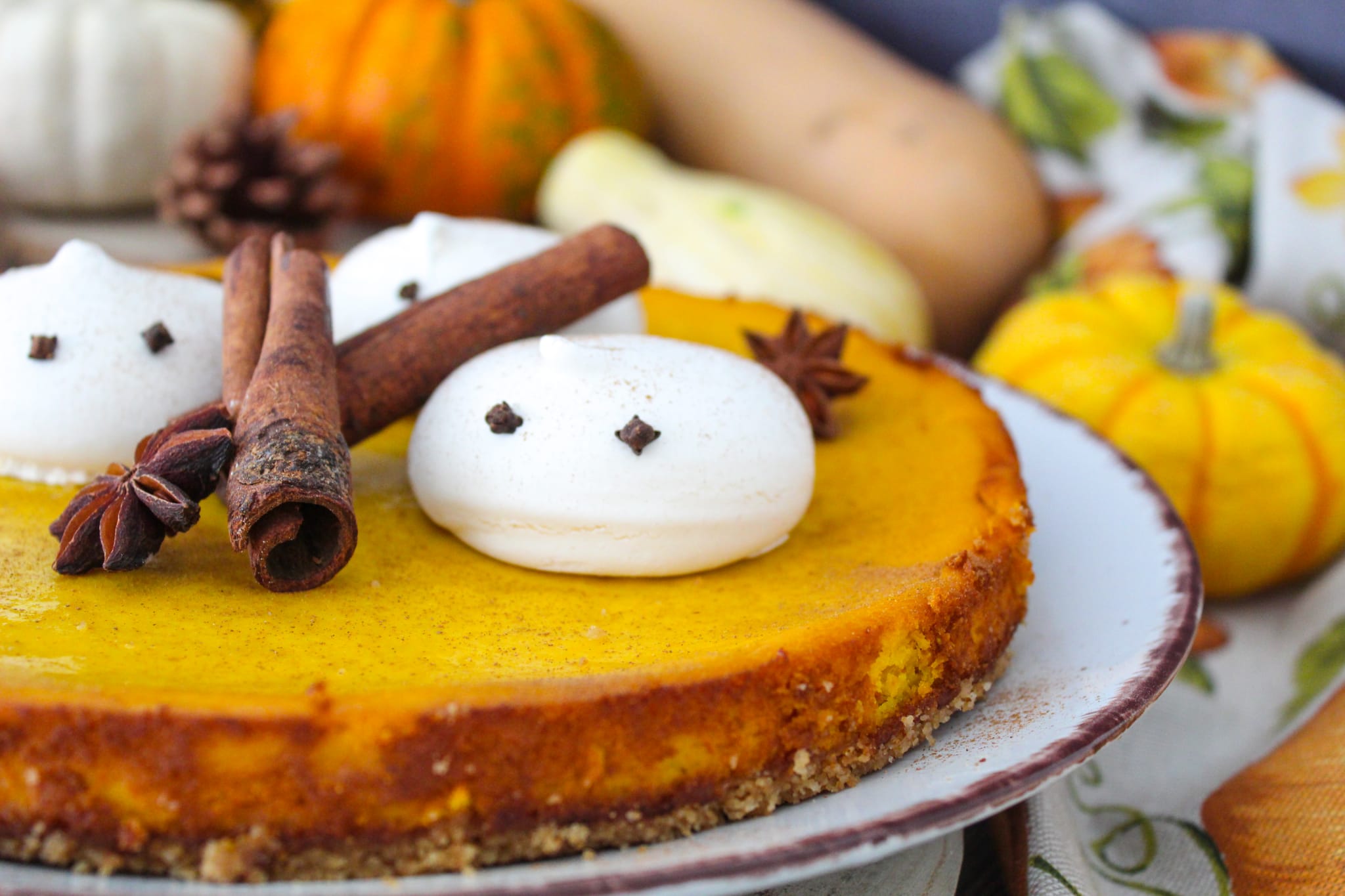 Cheesecake alla zucca senza glutine 5