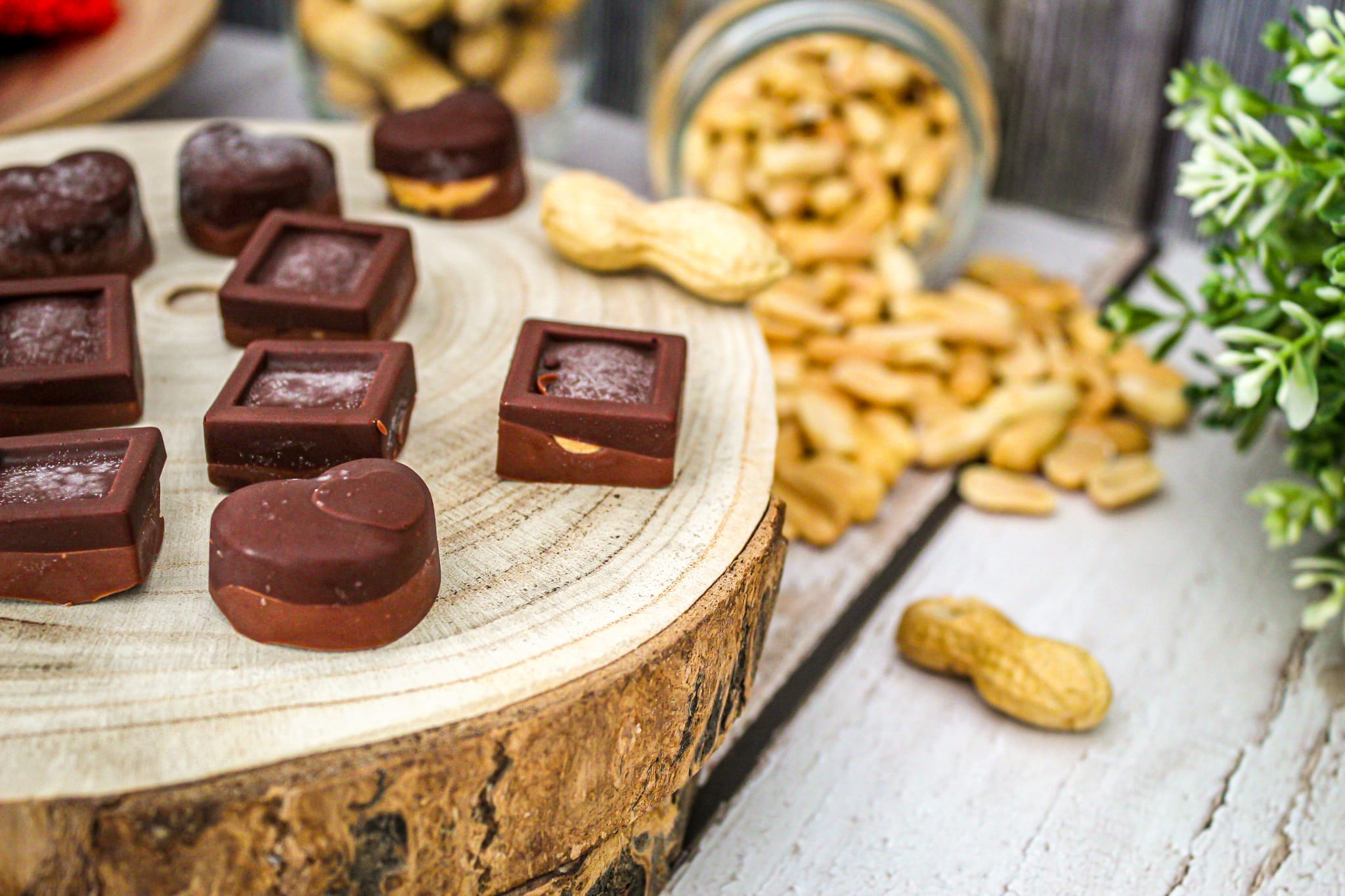 Cioccolatini al burro di arachidi