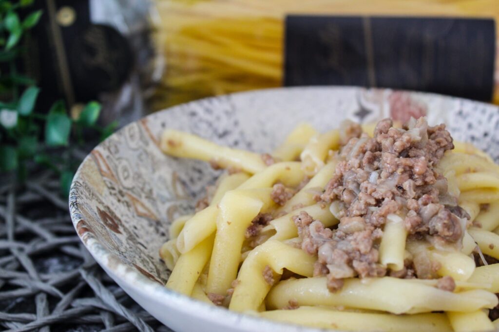 Ziti alla genovese senza glutine 3 Ziti alla genovese senza glutine