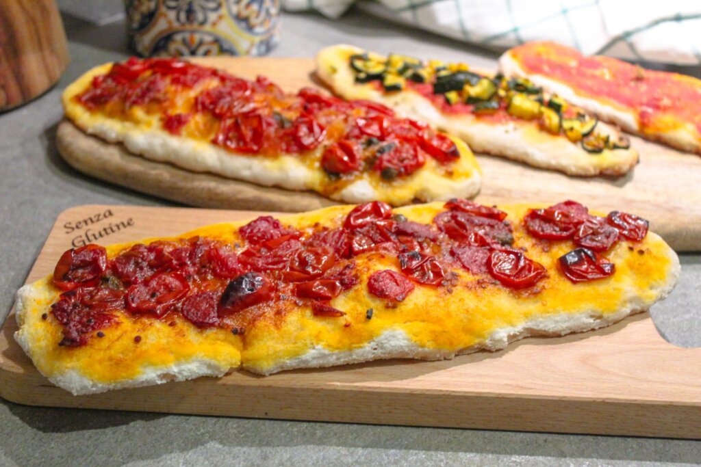 Lingue di pizza senza glutine 