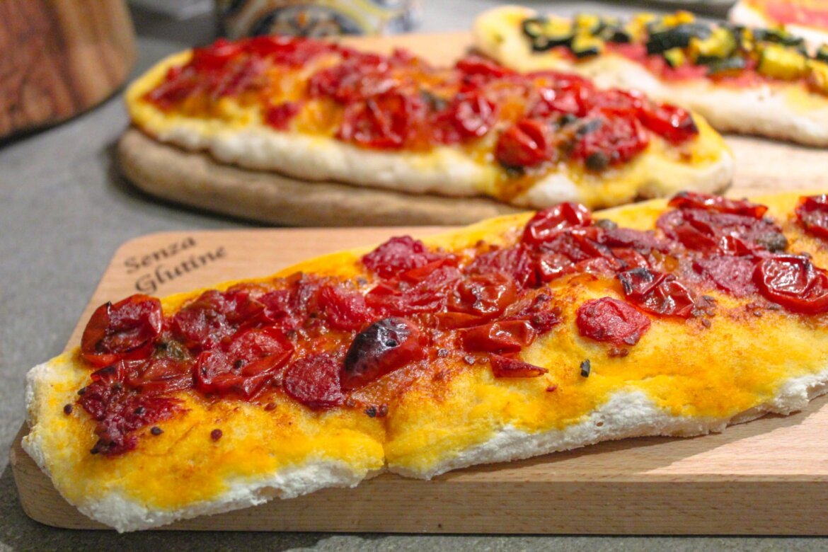 Lingue di pizza senza glutine