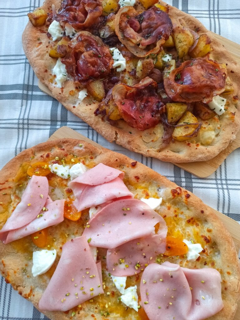 Imola cosa vedere e dove mangiare senza glutine 7 Ristorante Pit Stop Imola assaggio pinse senza glutine.