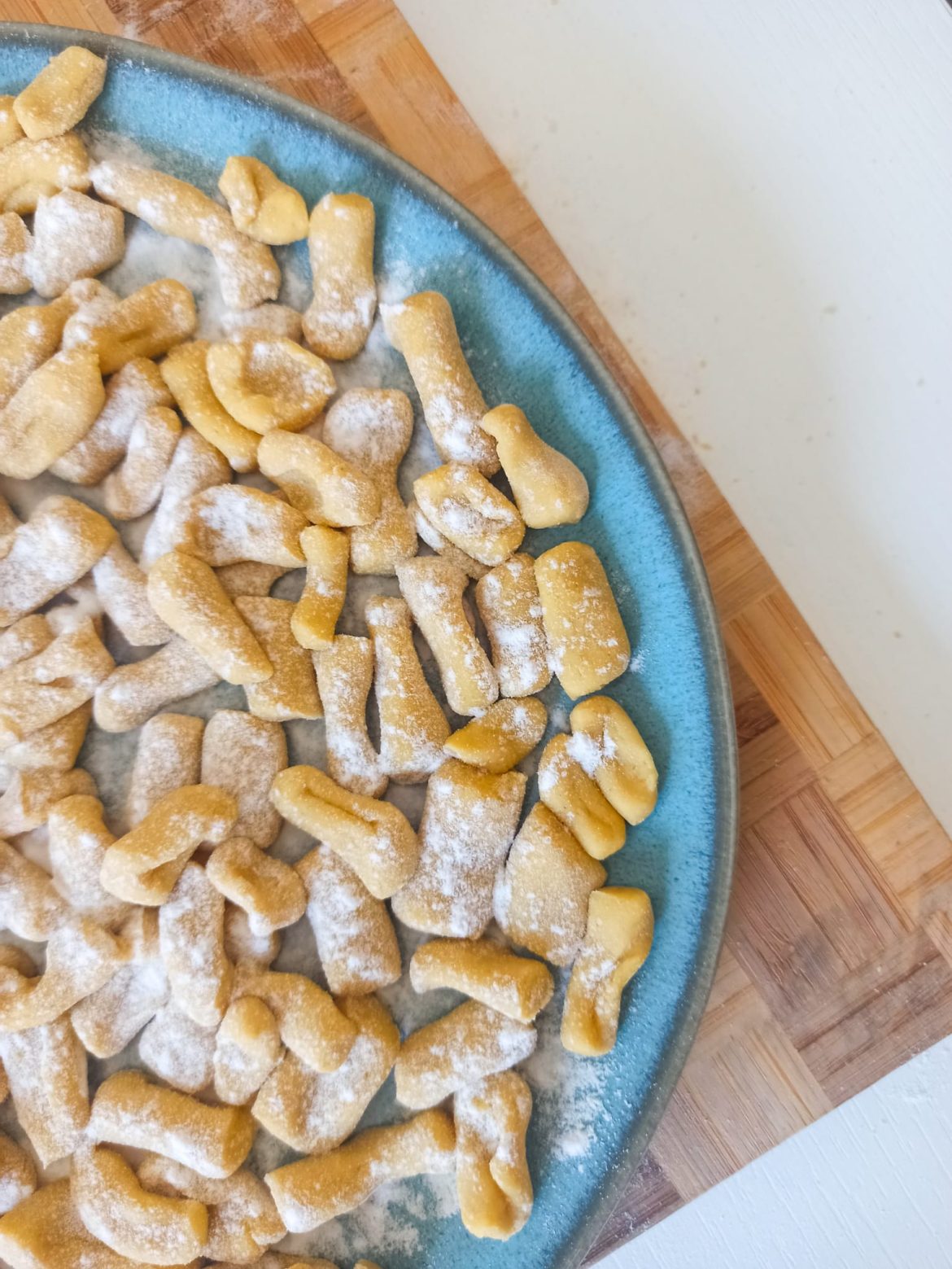 Cavatelli senza glutine all'uovo