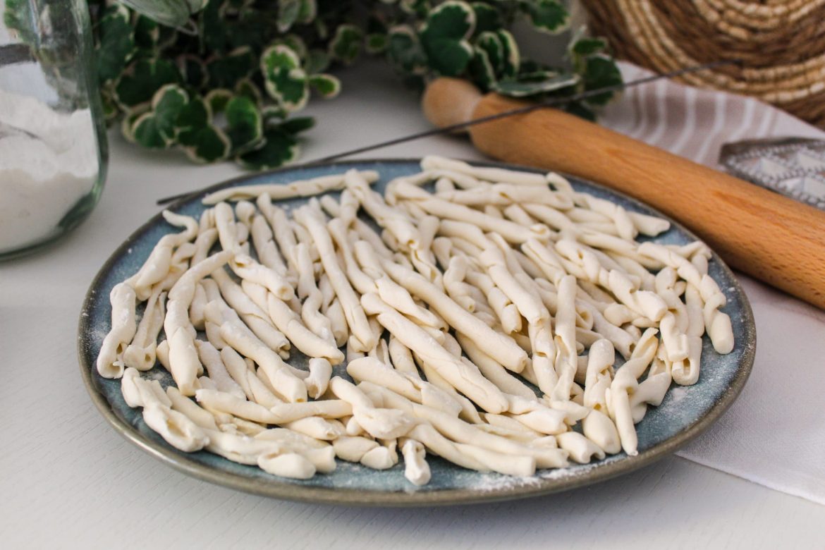 Fusilli cilentani senza glutine